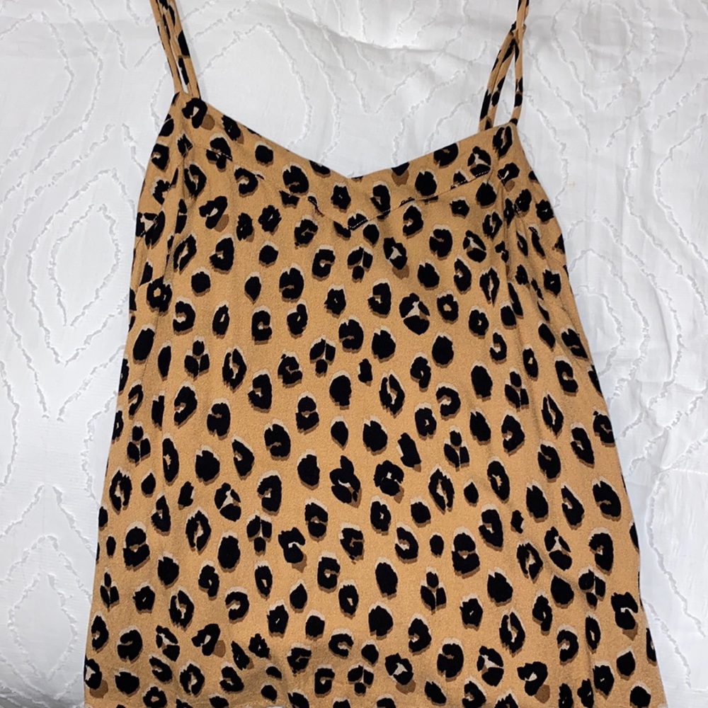 Cheetah print tank